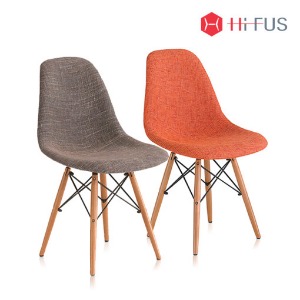 하이퍼스 루코 원목 패브릭 의자 / HFC-117F